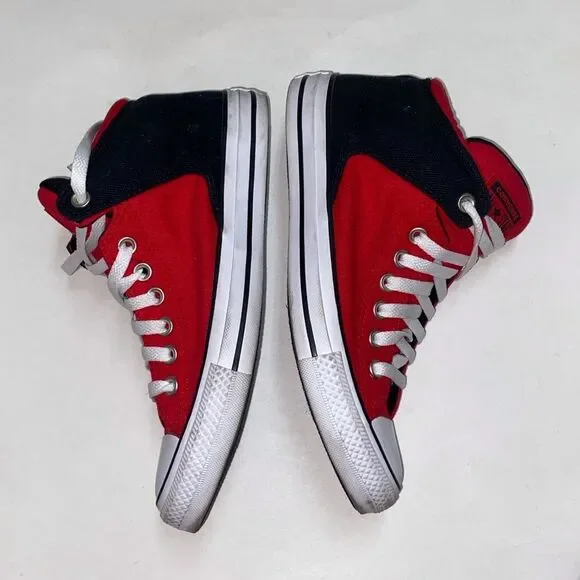 Converse Chuck Taylor All Star High Unisex Black and White Sneakers Men 6.5 W8.5 - Picture 4 of 12